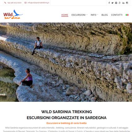 Sito web Wild Sardinia Trekking - escursioni e trekking in Sardegna